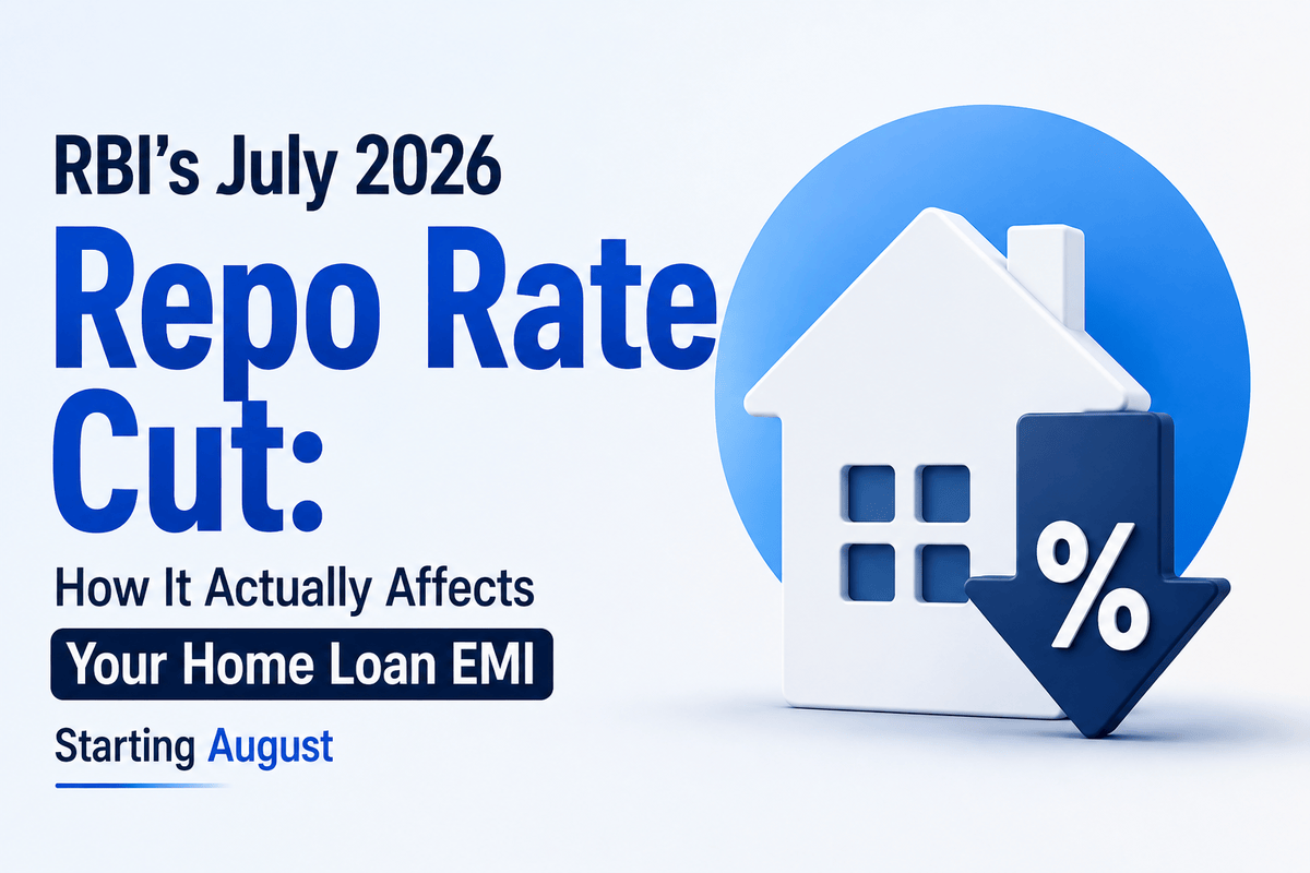 RBI's July 2026 Repo Rate Cut: How It Actually Affects Your Home Loan EMI Starting August