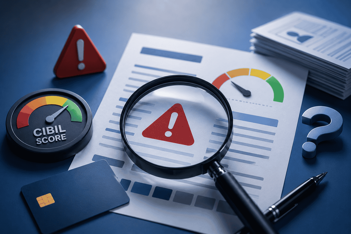 7 CIBIL Report Errors Hurting Your Score