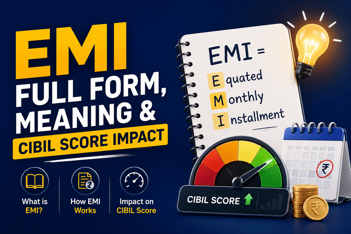 EMI Full Form and How EMIs Affect Your Credit Score