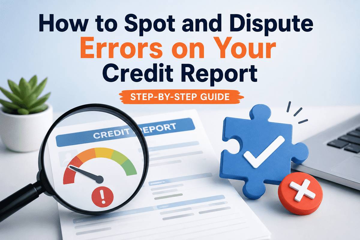 How to Spot and Dispute Errors on Your Credit Report (Step-by-Step Guide)